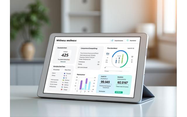 Dashboard-Ansicht mit Fortschritts-Charts, Gesundheitsmetriken und Feedback-Möglichkeiten.
